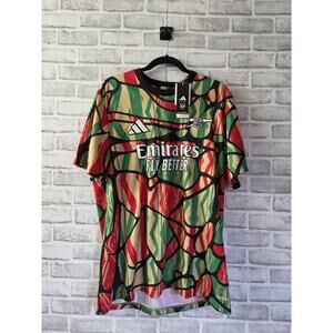 Adidas Arsenal AFC H PRESHI Red/Black/Green XL Soccer Dri-fit New